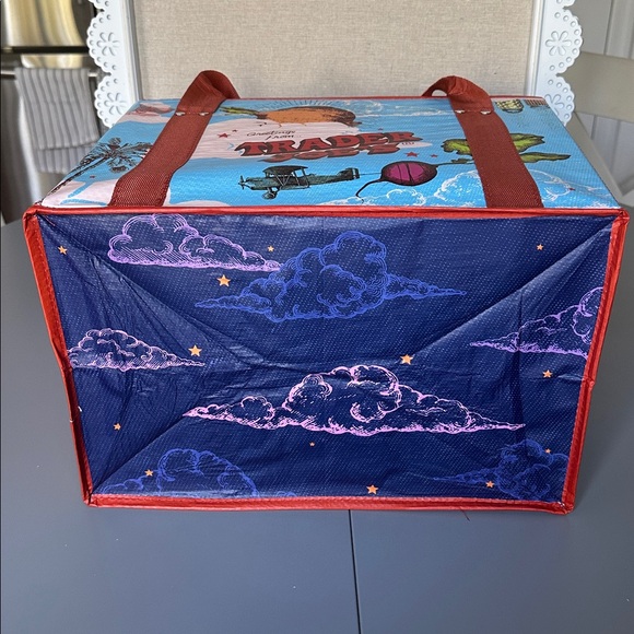 NWT Trader Joe's Collapsible Grocery Reusable Tote Bag - Picture 6 of 15